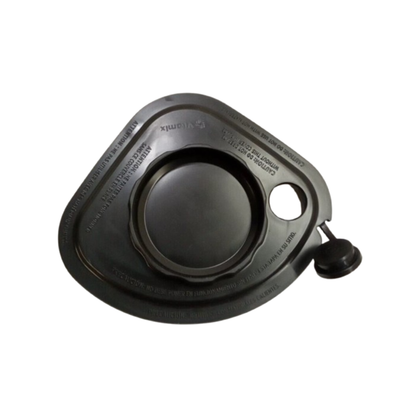 Vitamix Black Splash Lid with Tethered Lid Plug for Advance Containers | Blenders Direct